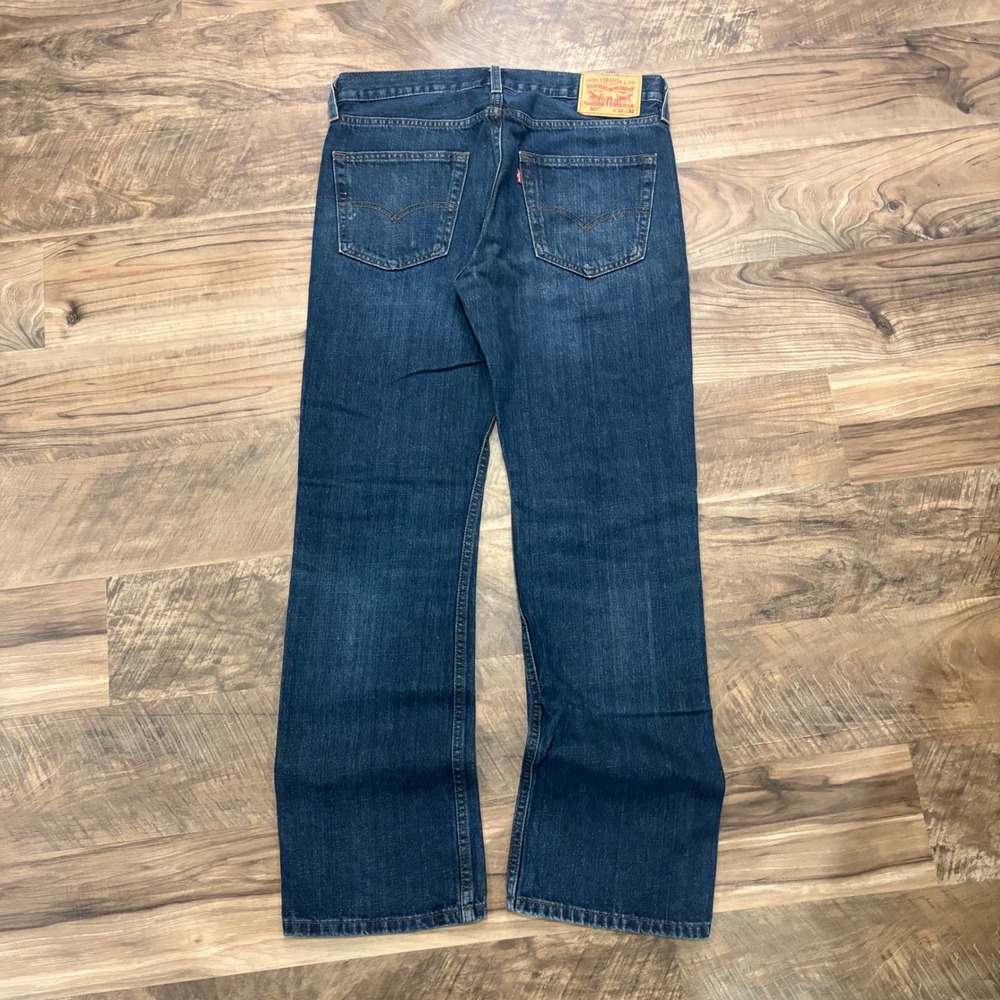 Vintage Y2K Levis Jeans Mens 34x32 Blue 527 Slim Bootcut Denim Rugged Casual